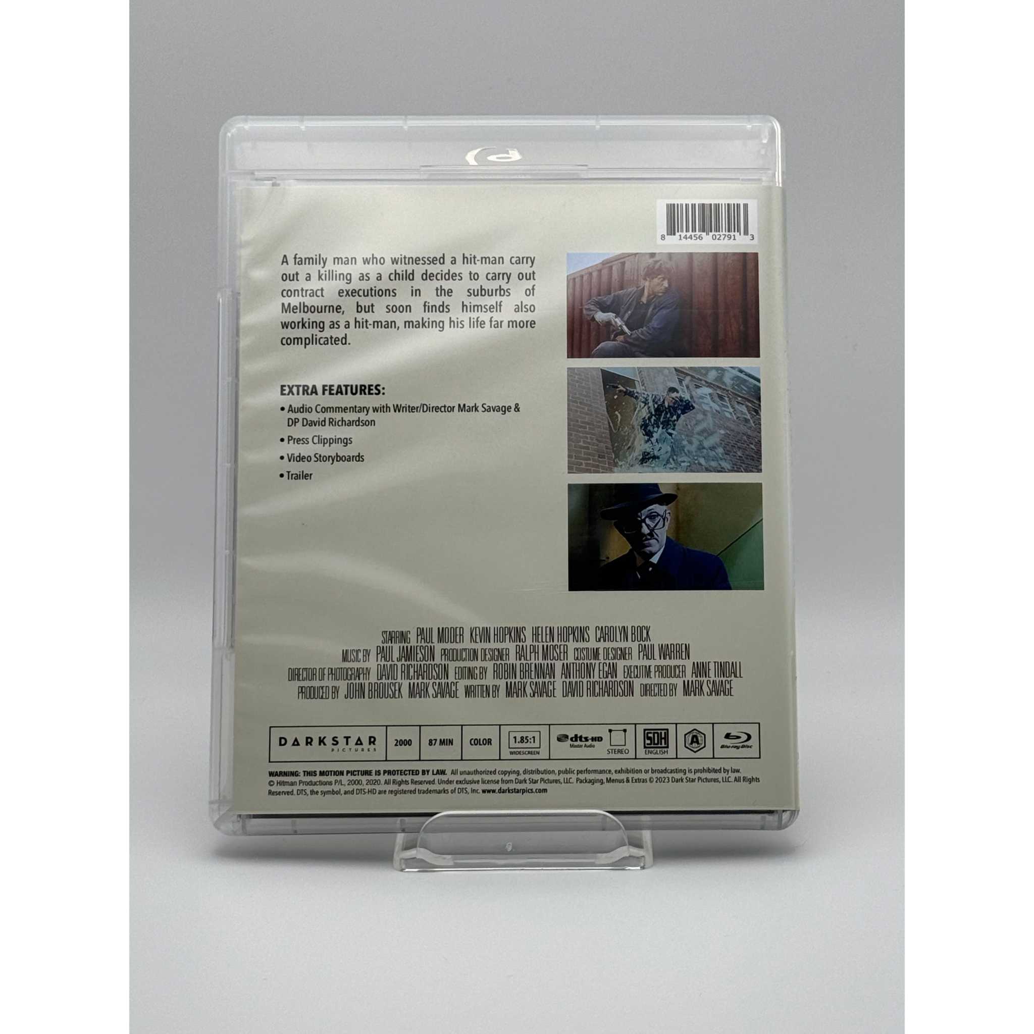 Hitman's Hero Blu-Ray Dark Star back cover