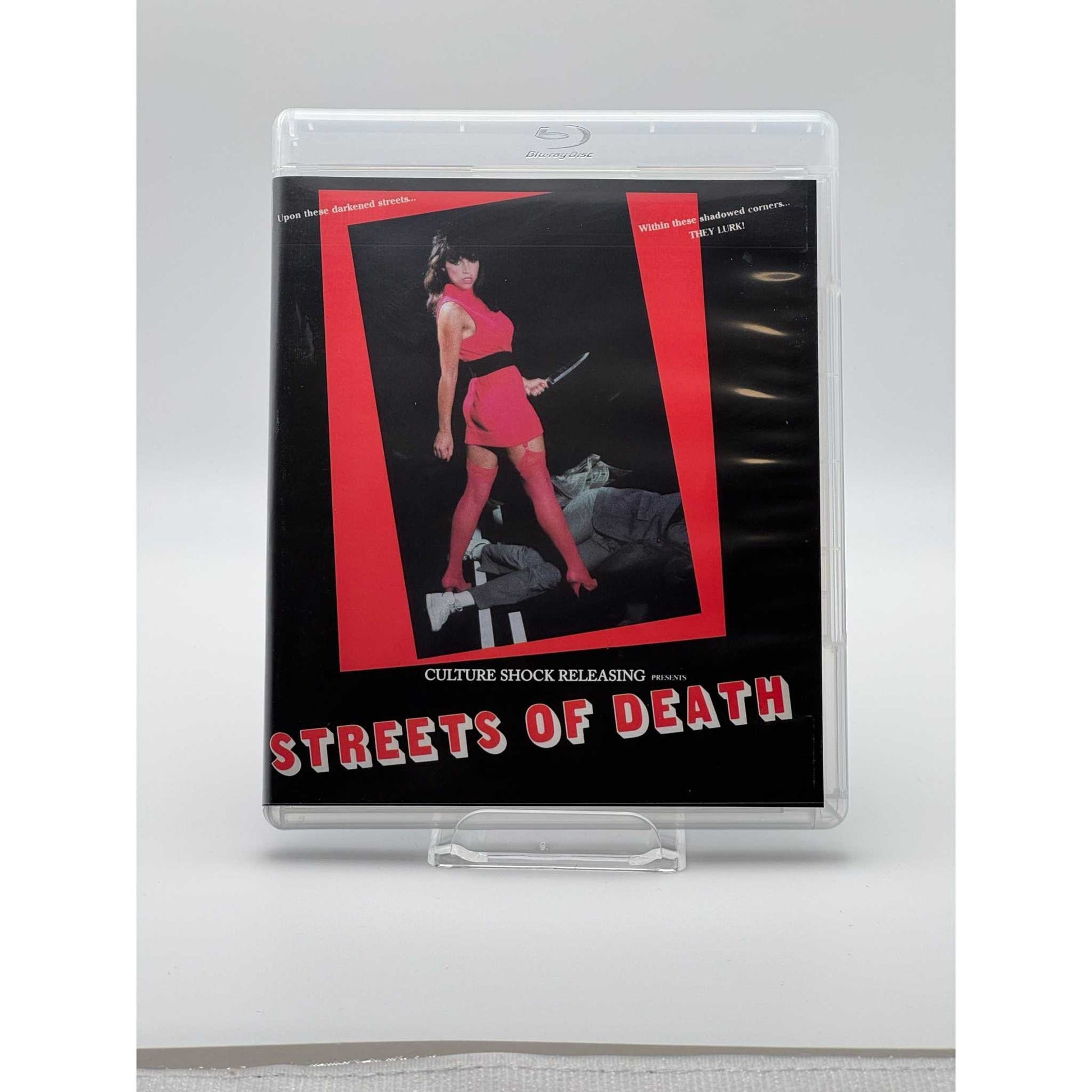 Streets of Death Blu-Ray Culture Shock with Slipcover inside reverse  front cover