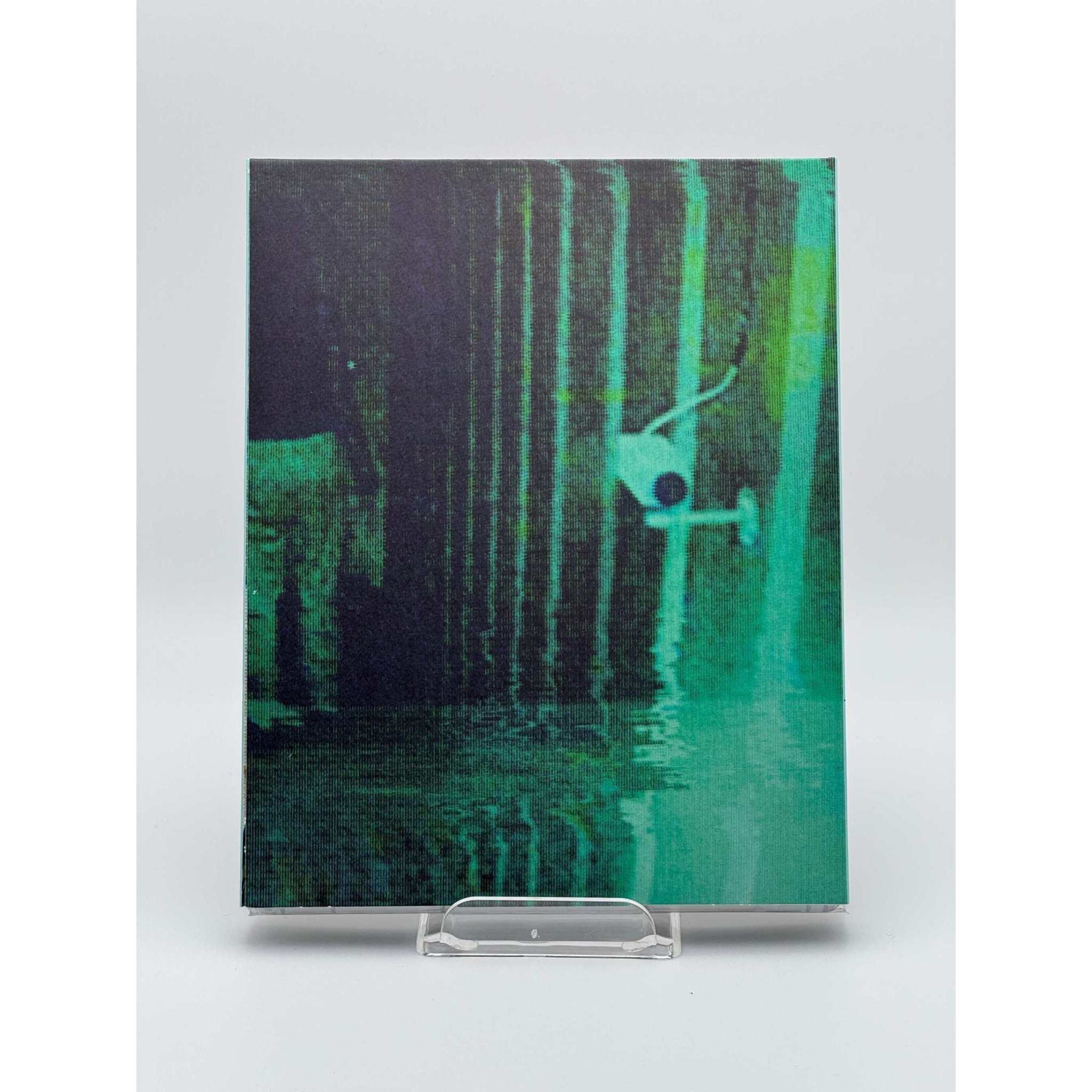 Bleeding Skull In Memorium horror movie Region Free Blu-ray with slipcover on display stand