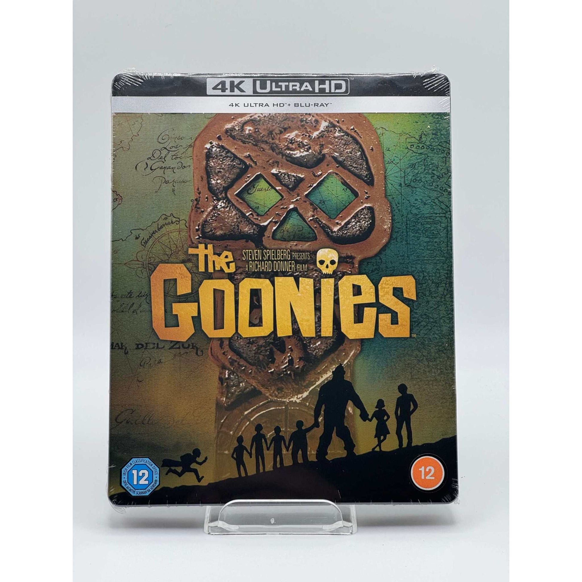 The Goonies Limited Edition Steelbook 4K Ultra HD + Blu-Ray front cover live picture