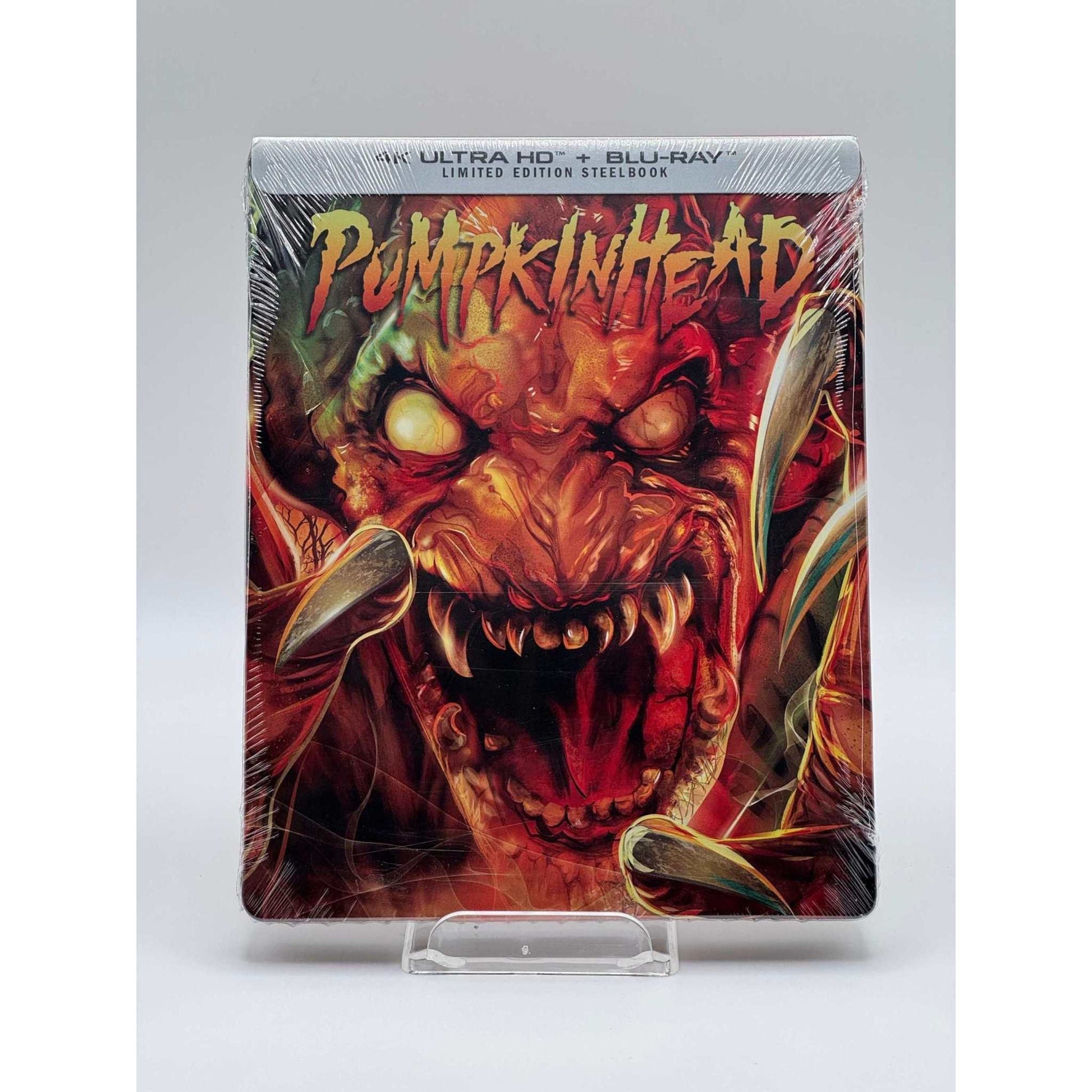 Pumpkinhead Limited Edition Steelbook 4K UHD + Blu-ray front cover live picture