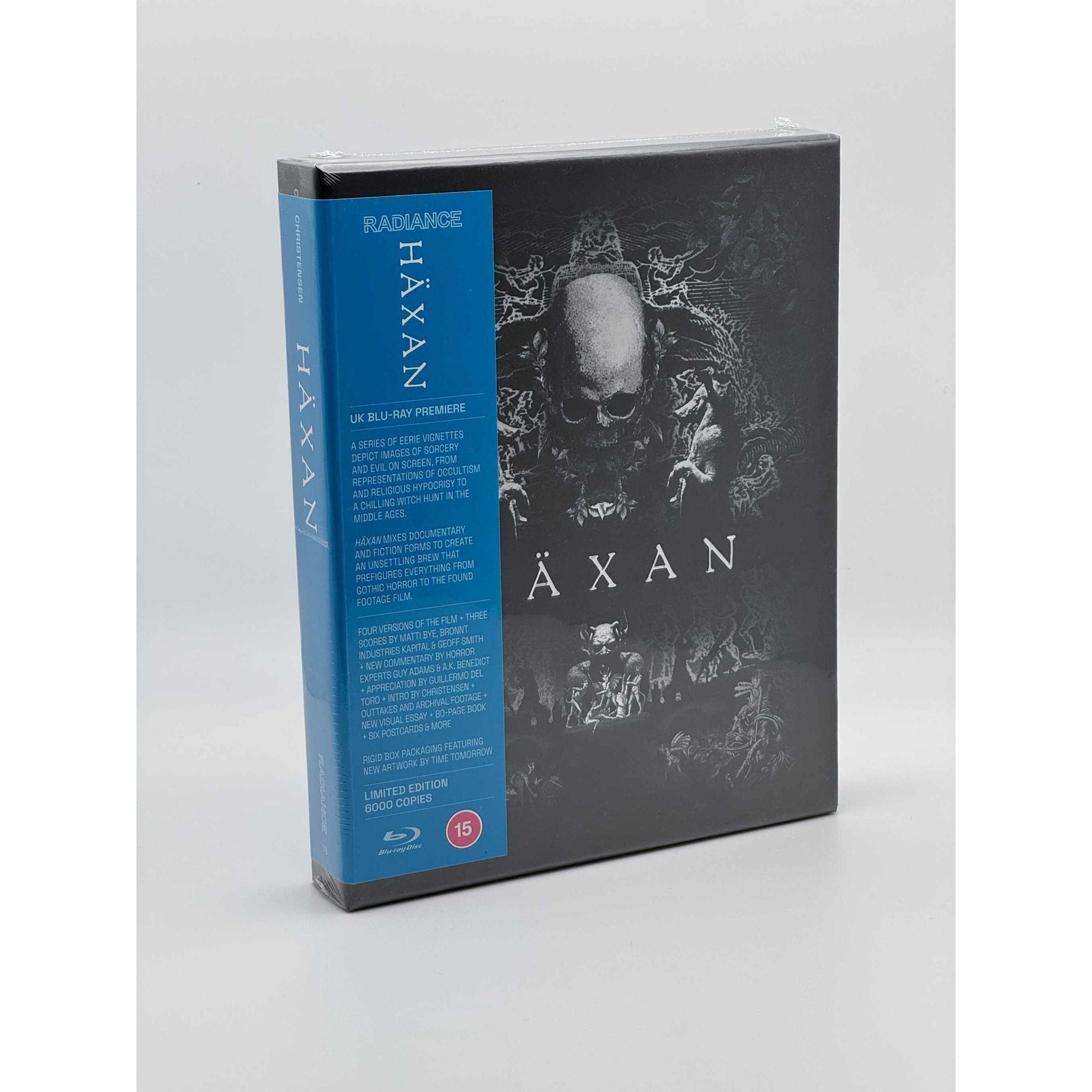 Limited Edition Blu-Ray of Häxan horror film with rigid slipcase and restored 2K versions