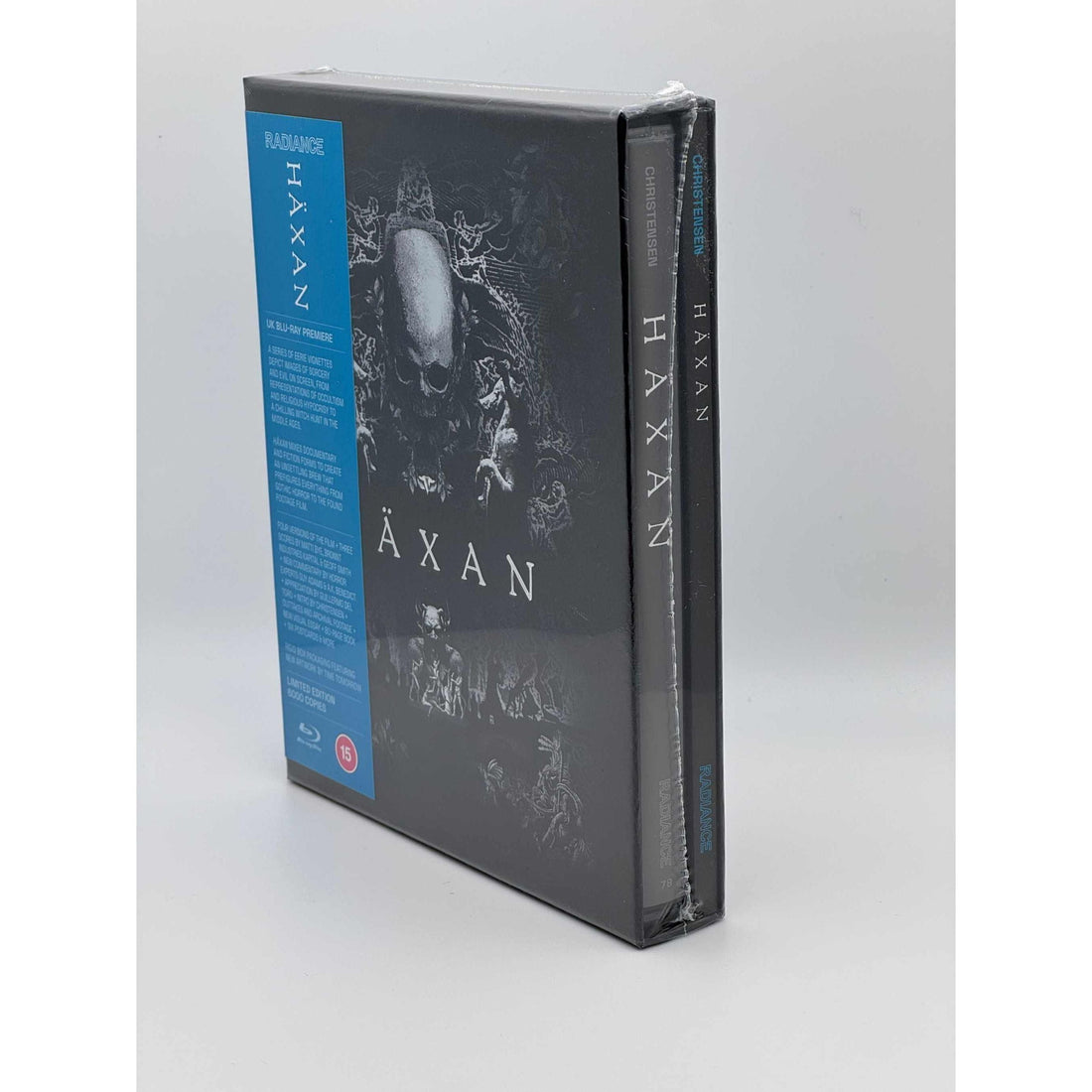 Limited Edition Blu-Ray of Häxan horror film with rigid slipcase and restored 2K versions