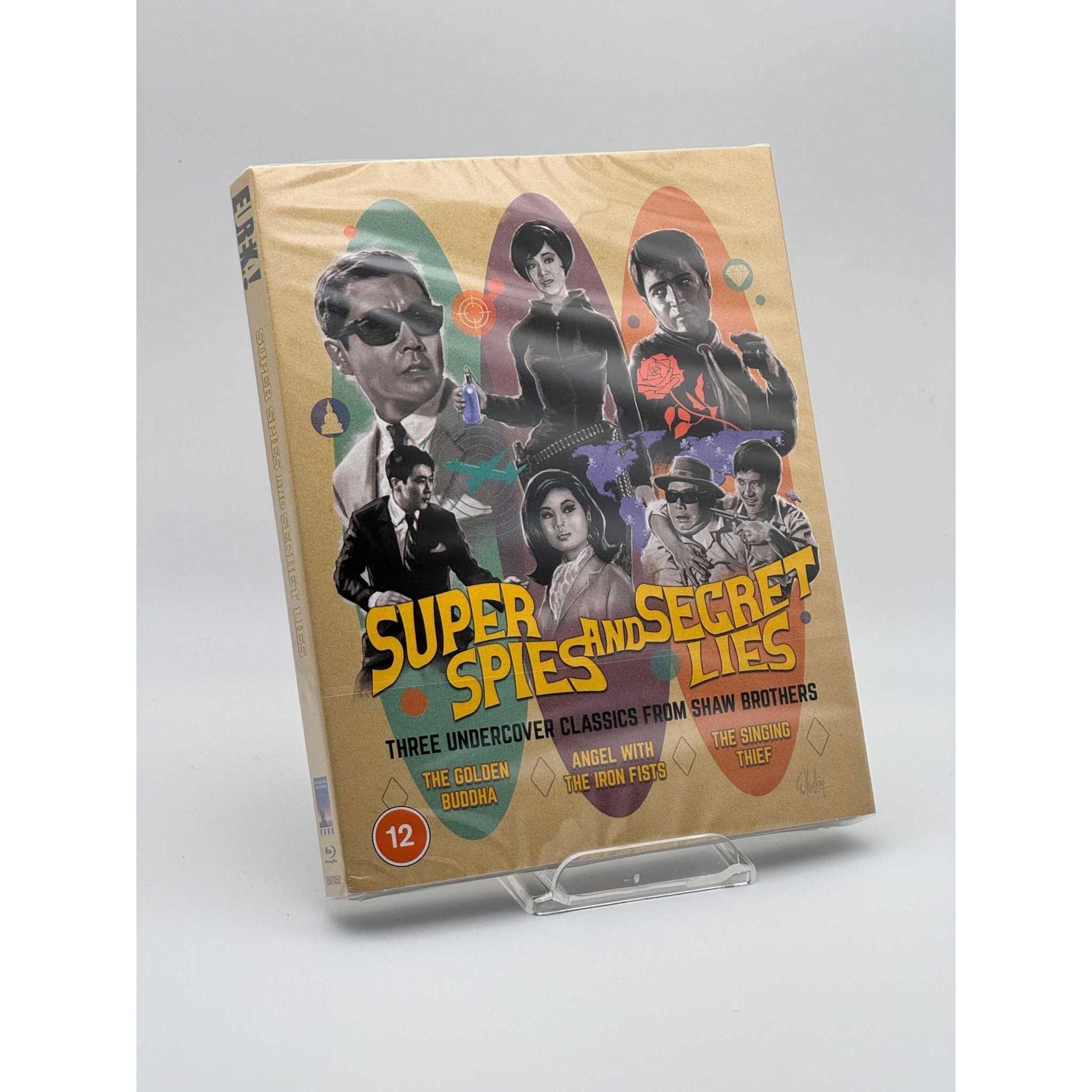 Super Spies And Secret Lies - Shaw Brothers Collection Limited Edition Blu-Ray with Slipcover live picture front and left side 