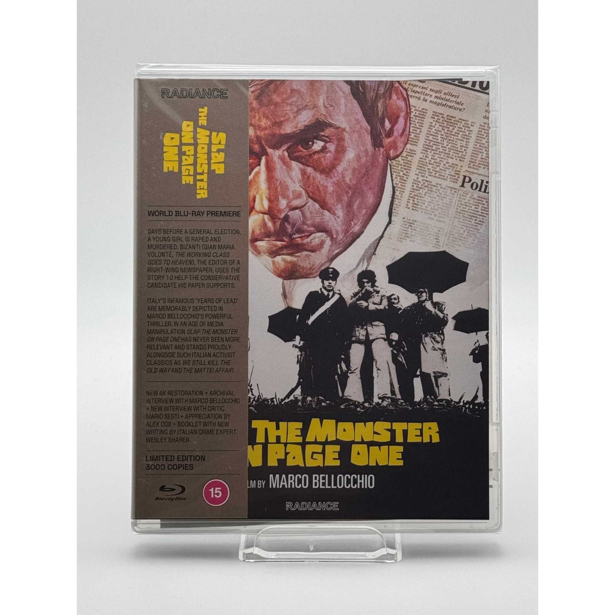 Slap The Monster On Page One Limited Edition Blu-Ray front cover live picture