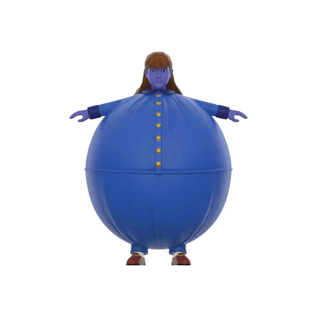 Super7 - Willy Wonka & the Chocolate Factory - ReAction Figures Wave 3 - Violet Beauregarde (Blueberry) image of product in box