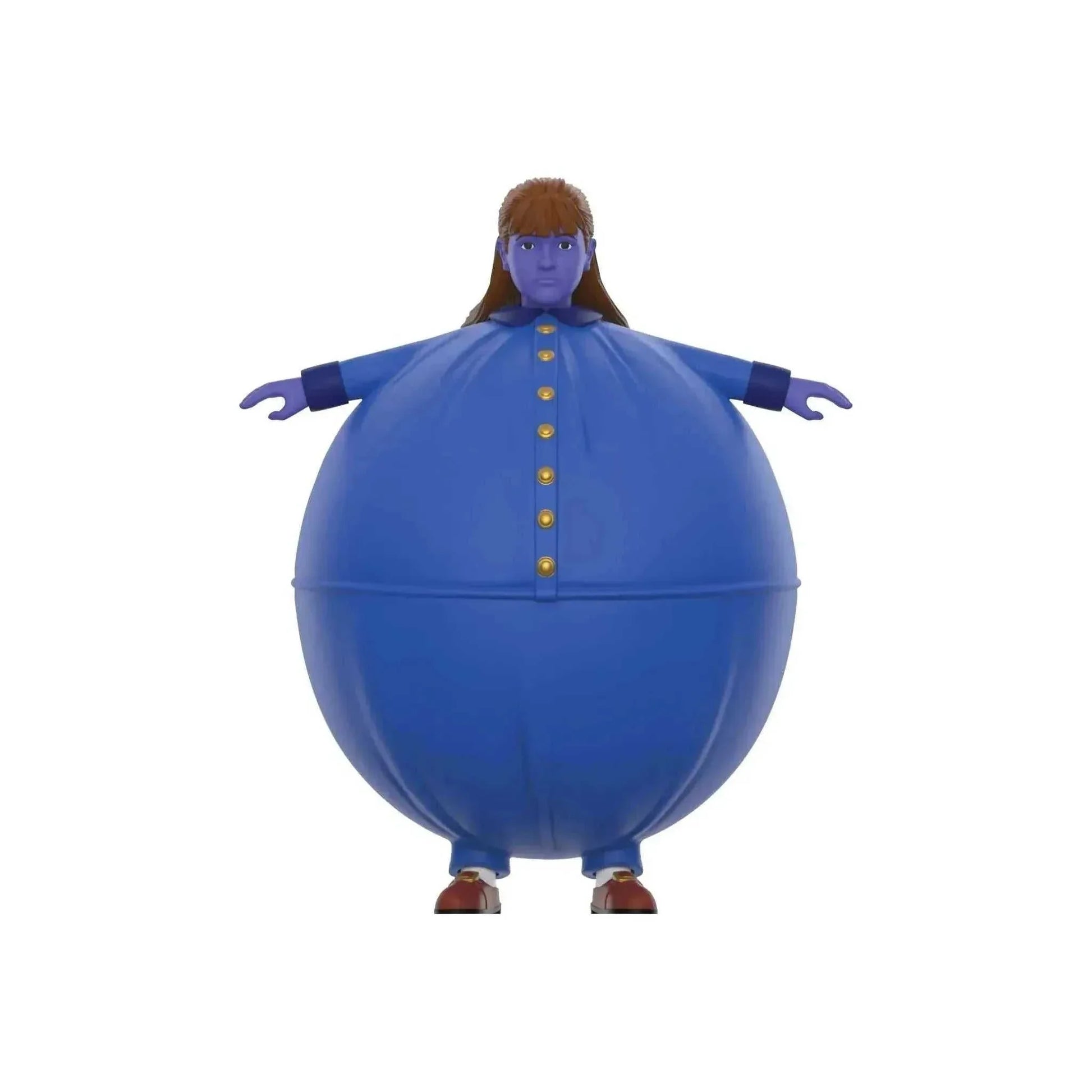 Super7 - Willy Wonka & the Chocolate Factory - ReAction Figures Wave 3 - Violet Beauregarde (Blueberry) image of product unboxed