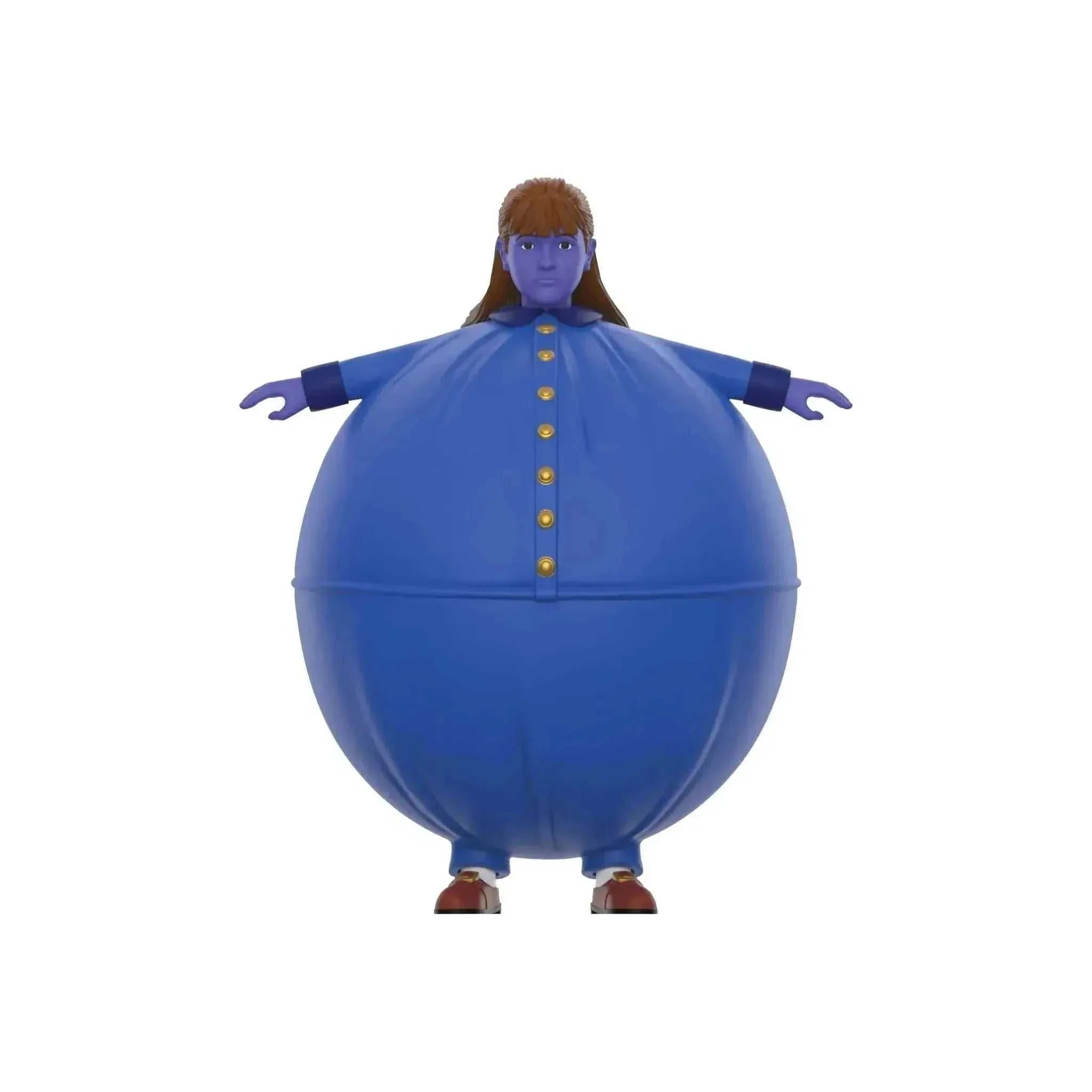 Super7 - Willy Wonka & the Chocolate Factory - ReAction Figures Wave 3 - Violet Beauregarde (Blueberry) image of product unboxed