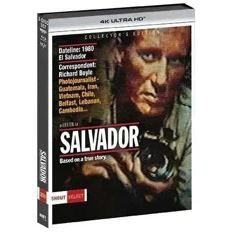 Salvador Collector's Edition 4K UHD Blu-Ray with Limited Edition Slipcover
