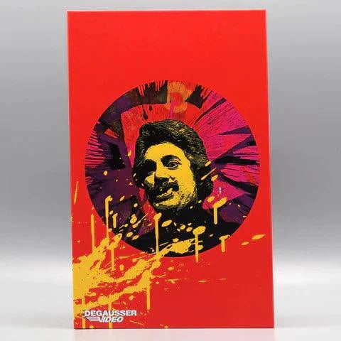 Limited edition Deluxe LED VHS of "Satan's Black Wedding" with vibrant horror-themed cover art.