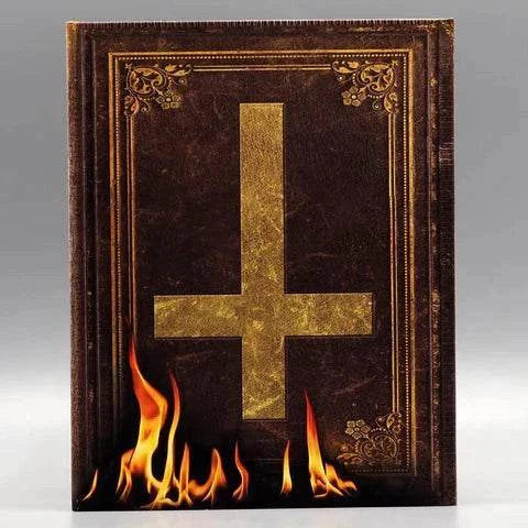 ETR Media - Satan Wants You Blu-Ray with slipcover featuring flaming inverted cross design.