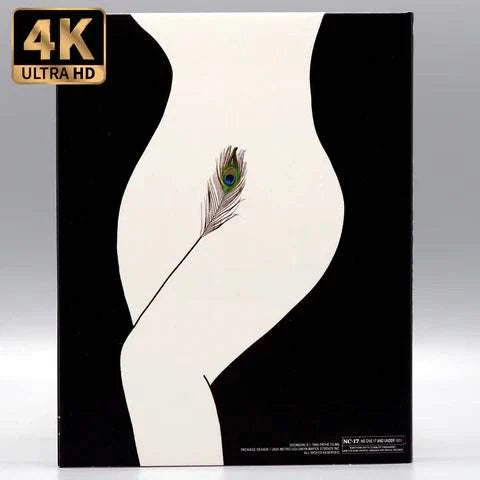 Vinegar Syndrome Ultra Showgirls 4K UHD Blu-Ray with Slipcover, featuring vibrant feathered headdress artwork.