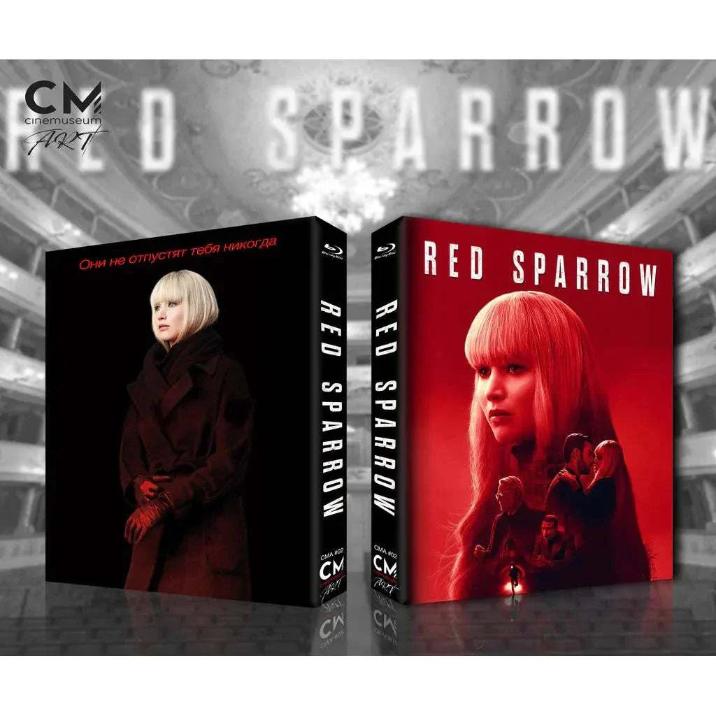 Red Sparrow CMA #02 lenticular full slip steelbook Blu-Ray with photobooklet and postcards, limited edition packaging