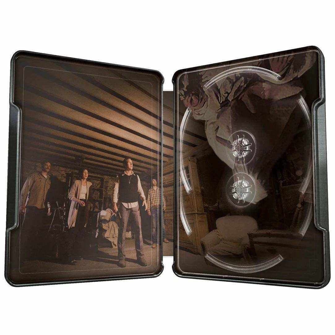 Limited Collectors Edition The Conjuring UK Steelbook 4K Ultra HD and Blu-Ray with rigid slipcase and extras interior artwork