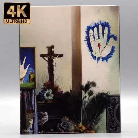 Vinegar Syndrome - The Possession of Joel Delaney 4K UHD + Blu-Ray with slipcover featuring artwork.