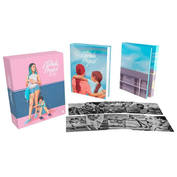 Limited edition 4K Ultra HD and Blu-Ray set of The Florida Project with slipcase, hardback book, and collector's photo cards