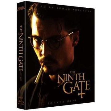 The Ninth Gate Blu-Ray limited edition full slip case featuring Johnny Depp in a dark, mysterious design.