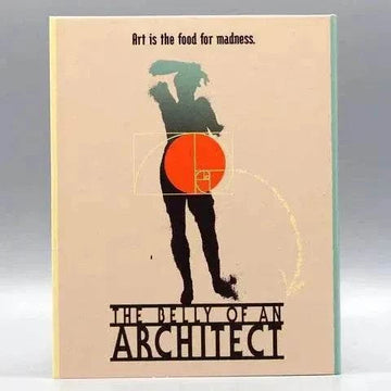 Vinegar Syndrome Labs Blu-Ray with slipcover for "The Belly of an Architect".