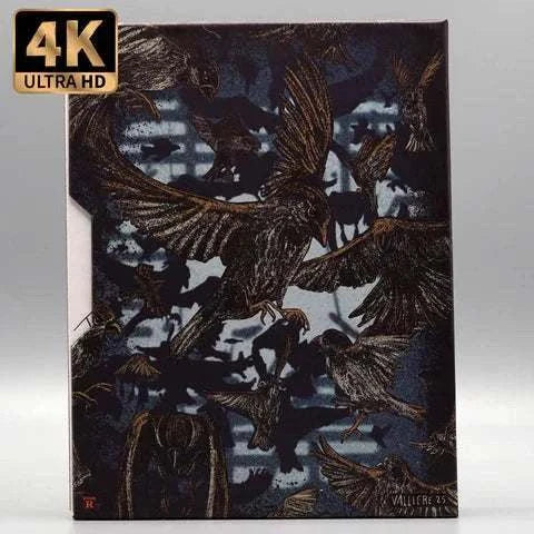 Vinegar Syndrome - The Dark Half 4K UHD + Blu-Ray with slipcase, featuring cover art of crows.