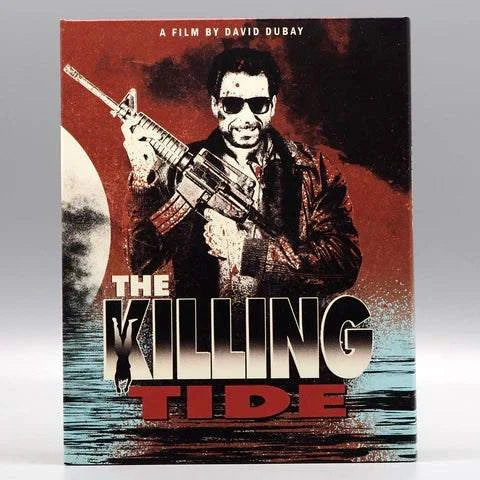 VHSHitfest - The Killing Tide Blu-Ray with slipcover featuring action movie artwork.