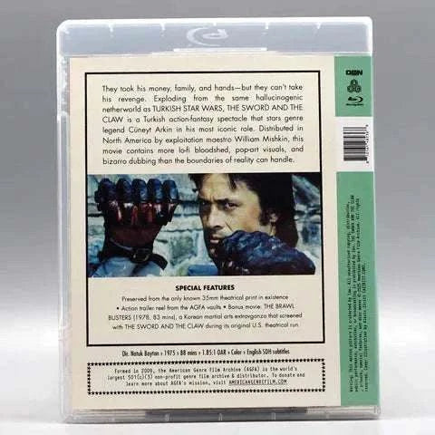 The American Genre Film Archive (AGFA) - The Sword and the Claw Blu-Ray w/ Slipcover