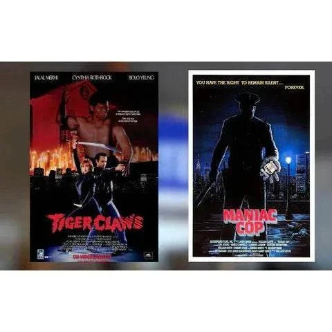 ETR Media - American Expendables: The Films of North American Pictures with slipcover, featuring Tiger Claws and Maniac Cop posters.