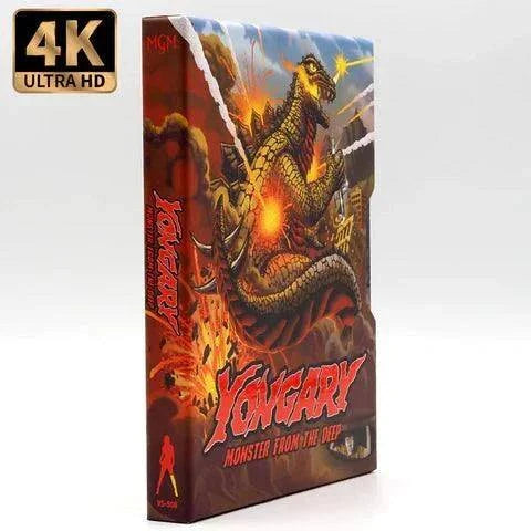 Yongary Monster from the Deep 4K UHD Blu-ray slipcase with kaiju artwork and 4K Ultra HD logo