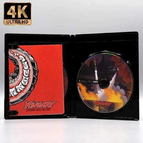 Yongary Monster from the Deep 4K Ultra HD and Blu-Ray disc with slipcase and booklet inside case