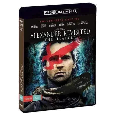 Alexander Revisited: The Final Cut Collector’s Edition 4K UHD Blu-Ray with slipcover.