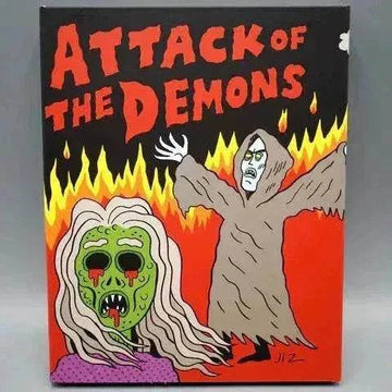 Dark Star - Attack of the Demons Blu-Ray cover featuring illustrated demons and flames.
