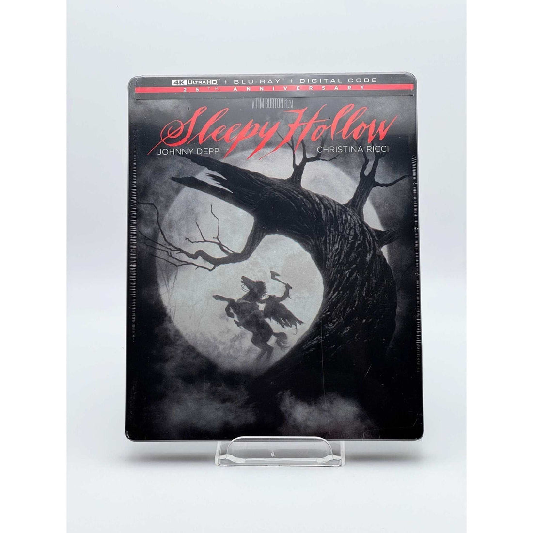Sleepy Hollow 4K UHD + Blu-Ray + Digital Limited 25th Anniversary Edition Steelbook front cover