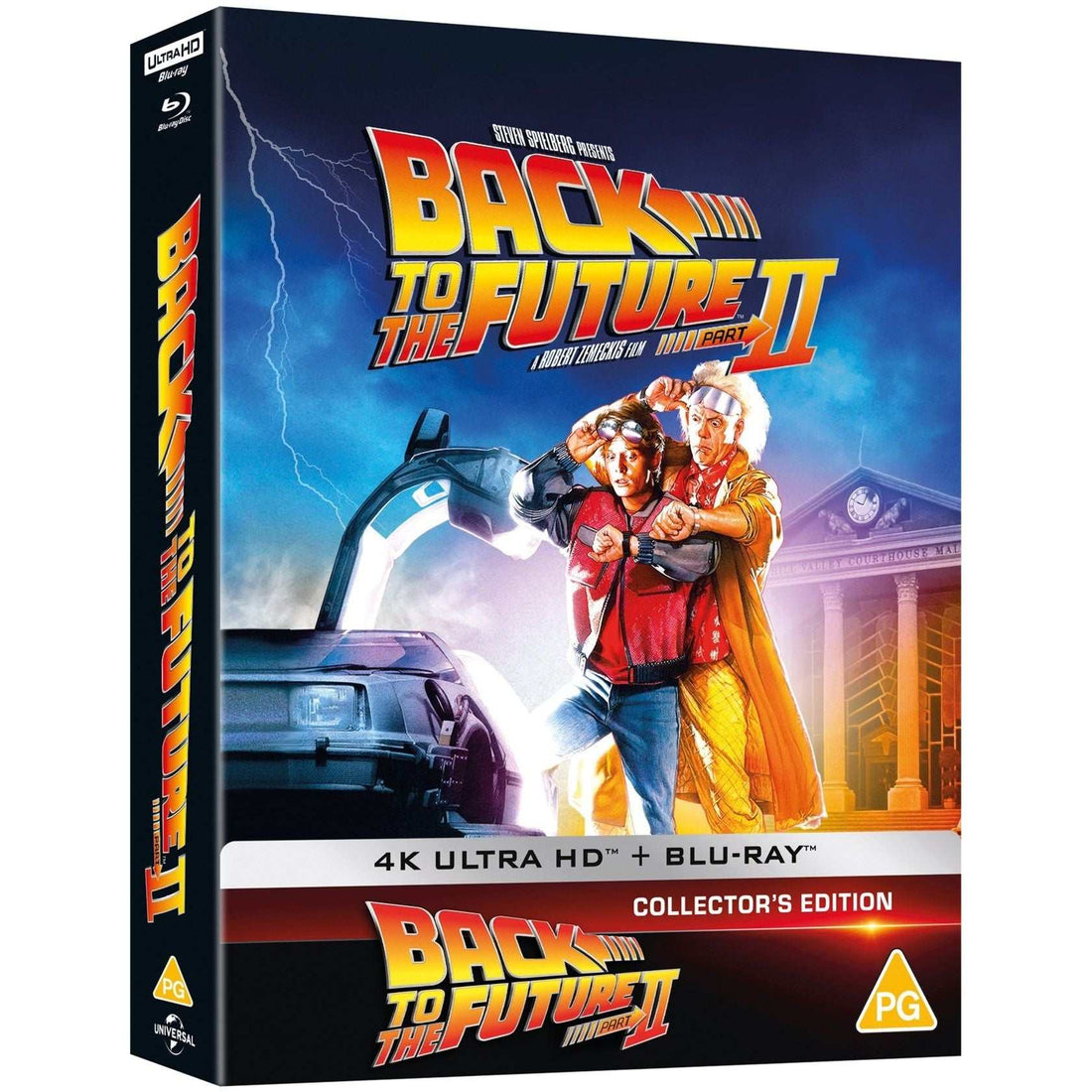 Back To The Future II limited edition steelbook 4K Ultra HD and Blu-Ray set with replica props and rigid case.