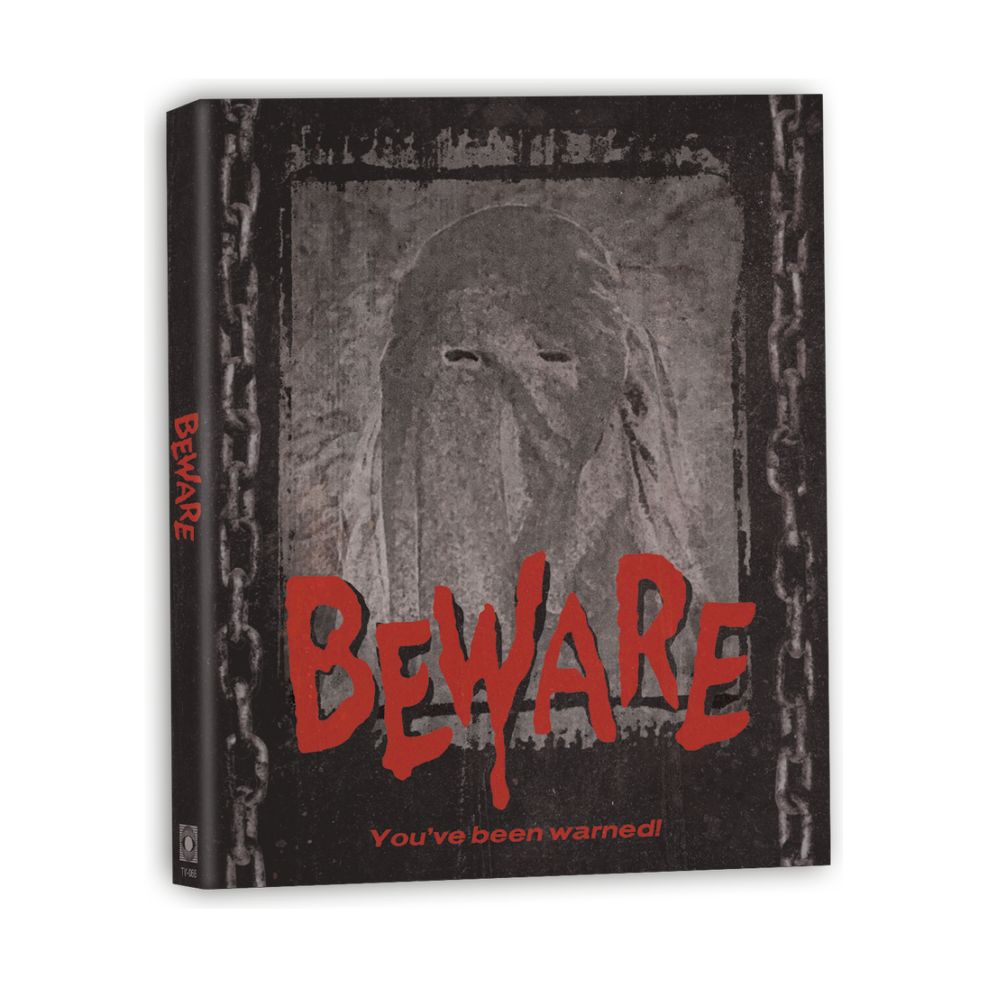 Shoestring Slashers Volume 1 Blu-Ray 3-disc box set featuring horror films with "Beware" slipcover in dark design and red text