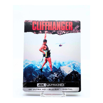 Cliffhanger (30th Anniversary) 4K UHD + Blu-Ray + Digital Limited Edition Steelbook live picture front cover