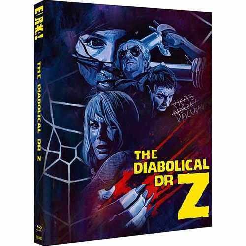 Limited edition Blu-ray of The Diabolical Dr Z with slipcover and booklet, gothic horror artwork