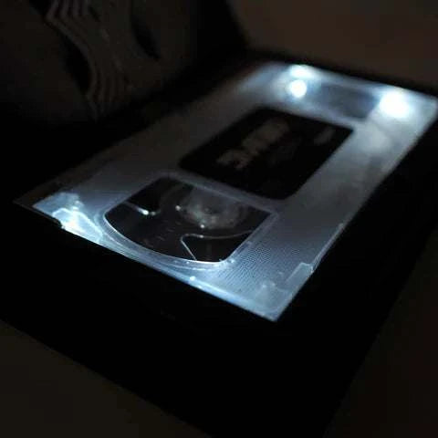 Degausser Video - Divinity Limited Edition Deluxe LED VHS with illuminated details.