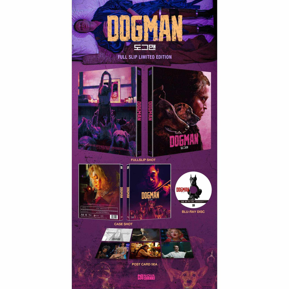 DogMan Blu-Ray Limited Edition with full slipcover and post cards.