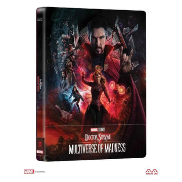 Doctor Strange in the Multiverse of Madness collectible steelbook with magnet lenticular quarter slip and embossed title