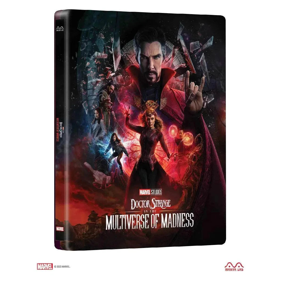 Doctor Strange in the Multiverse of Madness collectible steelbook with double lenticular full slip and embossed glossy finish