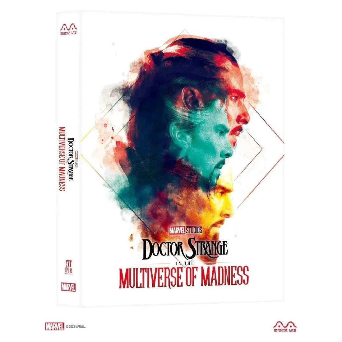 Doctor Strange in the Multiverse of Madness collectible steelbook full slip edition with abstract character art and glossy debossed title