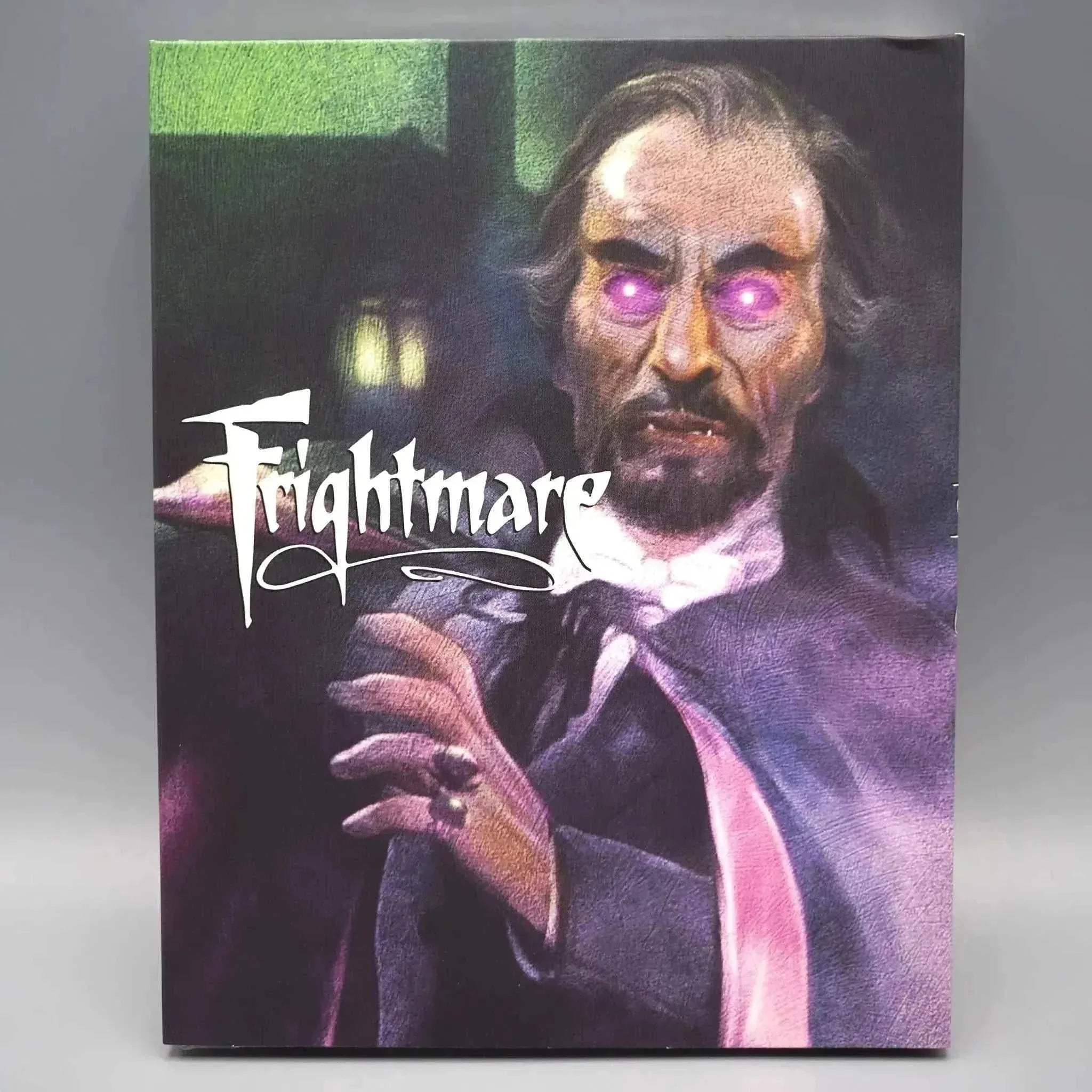 Vinegar Syndrome - Frightmare Blu-Ray with slipcover featuring horror-themed artwork.
