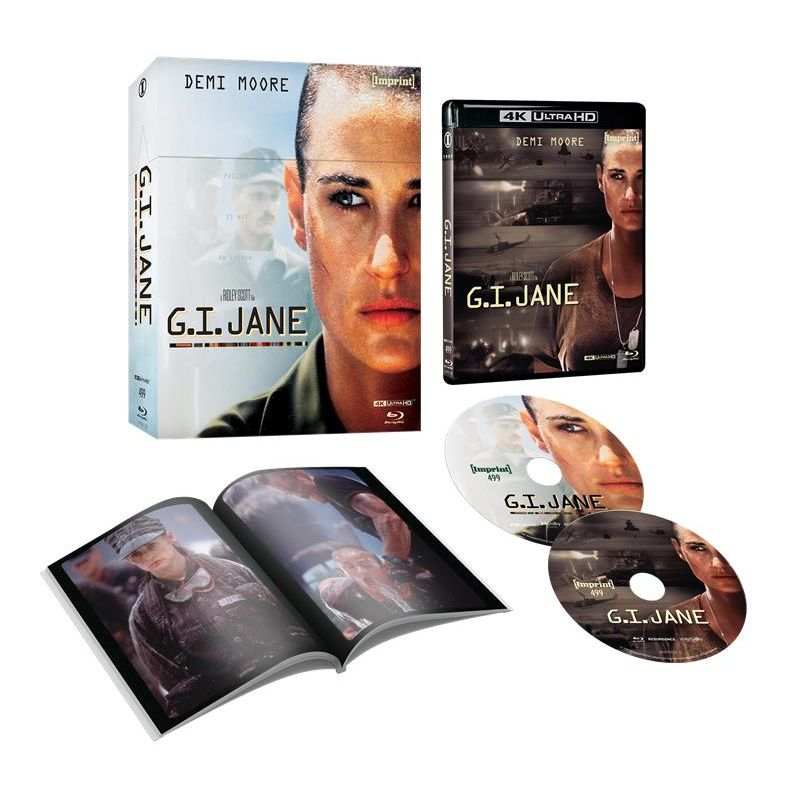 Limited Edition G.I. Jane (1997) 4K UHD and Blu-ray set with hardbox and 60-page hardback booklet, region free