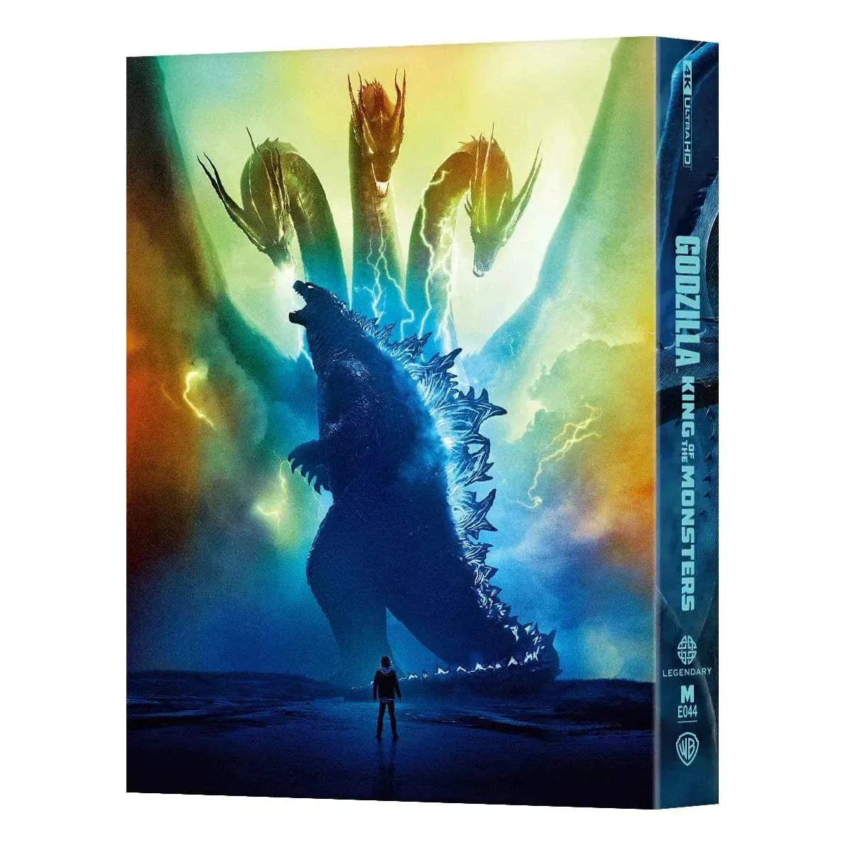 Godzilla King of the Monsters Steelbook 4K UHD and Blu-Ray limited edition with embossed design and exclusive collectibles