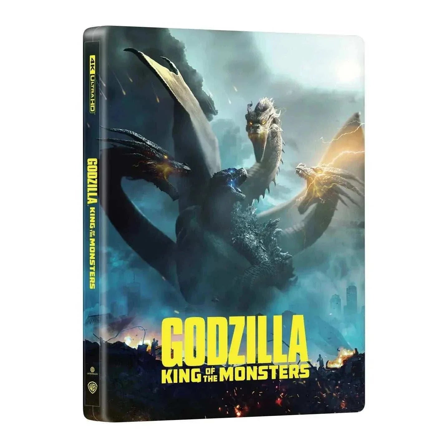 Godzilla King of the Monsters Steelbook 4K UHD Blu-Ray full slip edition with monster artwork