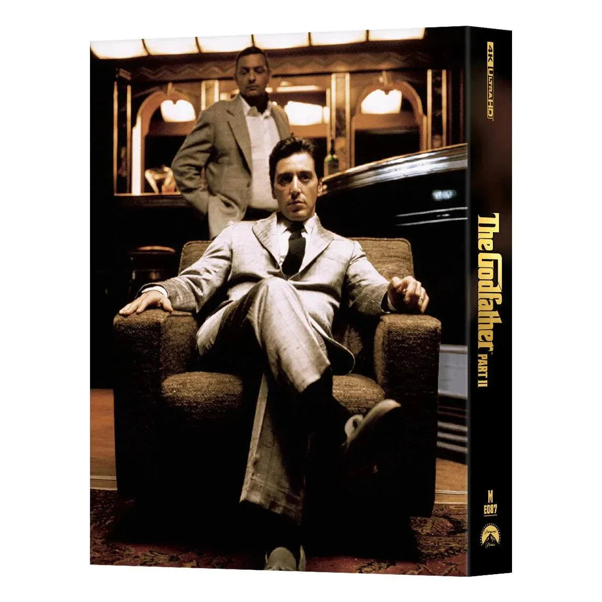 The Godfather Part II Steelbook 4K UHD and Blu-Ray limited edition with glossy finish and exclusive packaging.