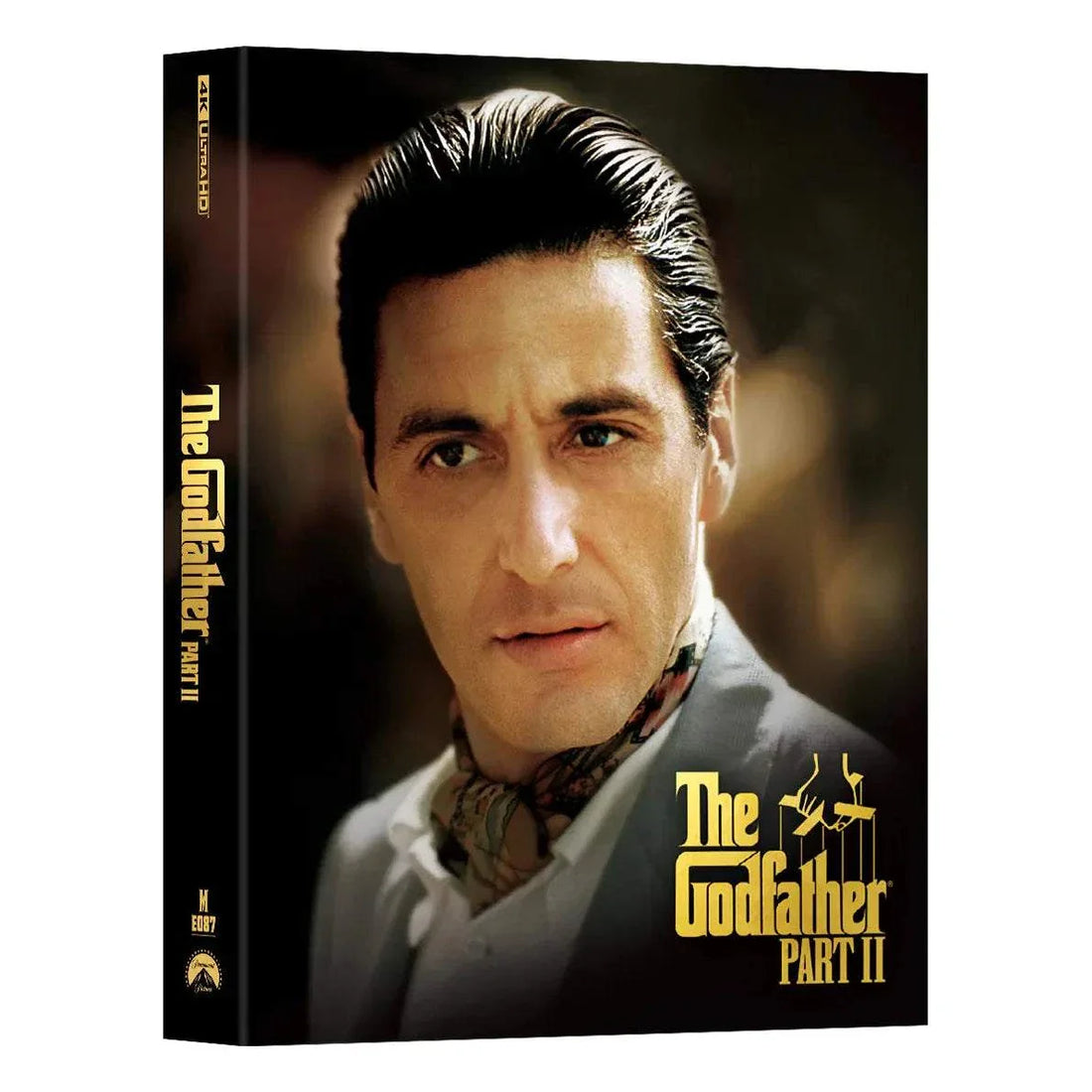 The Godfather Part II Steelbook 4K UHD and Blu-Ray double lenticular full slip edition featuring Michael Corleone on cover