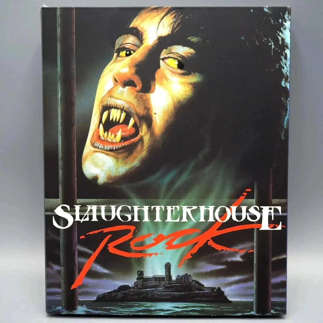 Vinegar Syndrome Blu-Ray featuring Hard Rock Zombies and Slaughterhouse Rock with slipcover.