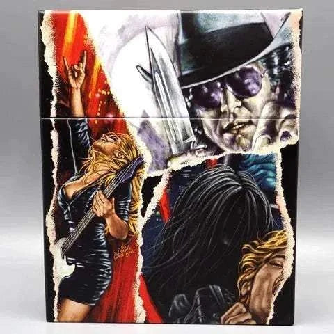 Vinegar Syndrome Home Grown Horrors Volume Two Blu-Ray Box Set featuring 80s slasher artwork.