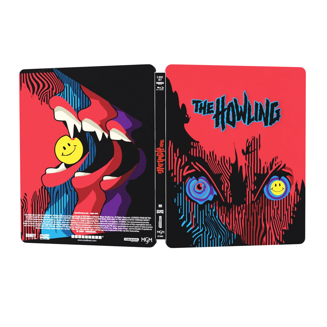 PRE-ORDER The Howling limited edition steelbook 4K UHD and Blu-Ray with horror-themed cover art