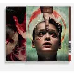 Bring Her Back 4K UHD horror movie cover showing a woman's face with occult imagery and a finger on her forehead